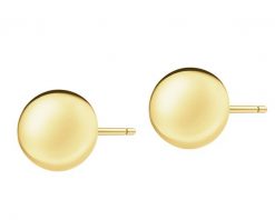 Złote kolczyki - półkulki. Żółte kolczyki Apart, złote. Za 829.00 zł.