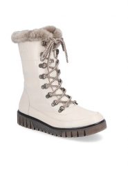 Rieker Botki Y3405-60 Beżowy. Brązowe botki Rieker, bez wzorów, ze skóry, bez obcasa, na płaskiej podeszwie, bez zapięcia. Za 307.99 zł.