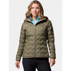 Kurtka Damska Columbia Delta Ridge II. Zielone kurtki sportowe Columbia, na jesień, bez wzorów, z puchu, bez kaptura, trekkingowe. Za 799.00 zł.