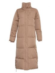 MOSS COPENHAGEN Płaszcz pikowany w kolorze beżowym rozmiar: M/L. Brązowe płaszcze Moss Copenhagen, l, bez wzorów, bez kaptura. Za 289.88 zł.