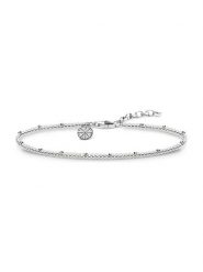 Thomas Sabo Srebrna bransoletka rozmiar: onesize. Szare bransoletki Thomas Sabo, srebrne. Za 115.95 zł.