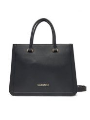Valentino Torebka Ivy VBS8NR04 Czarny. Czarne torebki klasyczne Valentino, bez wzorów, ze skóry, bez dodatków. Za 339.99 zł.