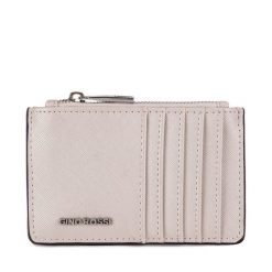 Etui na karty kredytowe Gino Rossi. Szare portfele Gino Rossi, bez wzorów. Za 49.99 zł.