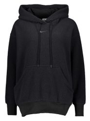 Nike Bluza "Plush" w kolorze czarnym rozmiar: M. Czarne bluzy Nike, m, bez wzorów, z kapturem. Za 198.56 zł.