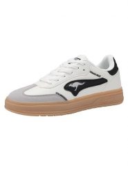 Kangaroos Sneakersy "K-GW Heaven OG" w kolorze biało-szarym rozmiar: 37. Białe trampki KangaROOS, bez wzorów, bez zapięcia. Za 149.66 zł.