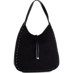Torebka JENNY FAIRY - RX0248 Black. Czarne torebki klasyczne Jenny Fairy, bez wzorów, z materiału, duże, bez dodatków. Za 119.99 zł.