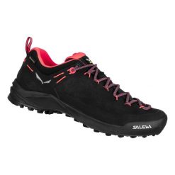 Buty Podejściowe Damskie Salewa Wildfire Leather Gtx. Czarne trekkingi Salewa, z materiału, trekkingowe. Za 727.00 zł.