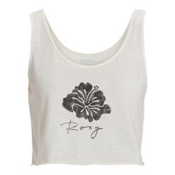 Top bez rękawów dla Kobiety MAGIC SUNSET. Białe topy Roxy, m, bez wzorów, z bawełny, bez kołnierzyka, bez ramiączek. W wyprzedaży za 69.99 zł.