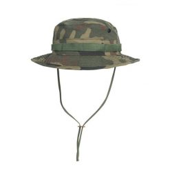 Kapelusz turystyczny z odpinaną osłoną karku PL Woodland. Brązowe kapelusze HELIKON-TEX, bez wzorów. Za 59.99 zł.
