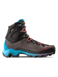 LA SPORTIVA Skórzane buty turystyczne "Aequilibrium Trek GTX" w kolorze szaro-niebieskim rozmiar: 38. Niebieskie trekkingi La Sportiva, z gore-texu, outdoorowe. Za 635.42 zł.