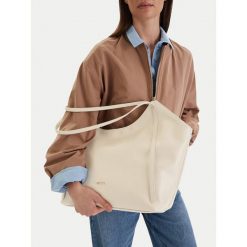 Torebka JENNY. Brązowe shopper Jenny, bez wzorów, bez dodatków. Za 149.99 zł.