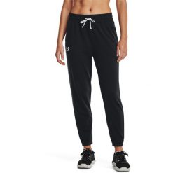 Spodnie sportowe damskie Under Armour Rival Terry Jogger. Białe spodnie dresowe Under Armour, xl, bez wzorów, z dresówki. Za 343.00 zł.