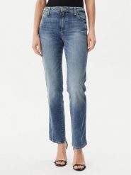 Guess Jeansy W5RA15D5L72 Niebieski Straight Fit. Niebieskie jeansy Guess, l, z aplikacjami. Za 319.99 zł.