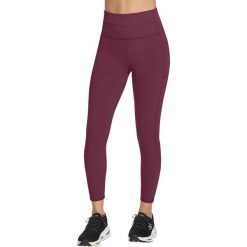 Rajstopy damskie Skechers GO WALK High Waisted 78 Legging. Fioletowe rajstopy i pończochy Skechers, bez wzorów, z nylonu. Za 390.00 zł.
