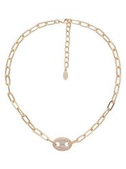 U.S. Polo Assn. Pozłacany naszyjnik z elementem ozdobnym - dł. 40 cm rozmiar: onesize. Żółte naszyjniki U.S. Polo Assn., z kryształem, metalowe. Za 95.99 zł.