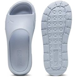 Klapki Puma Mayze Stack Injex, Kobiety. Niebieskie klapki Puma, bez wzorów, z gumy, bez obcasa. Za 390.00 zł.
