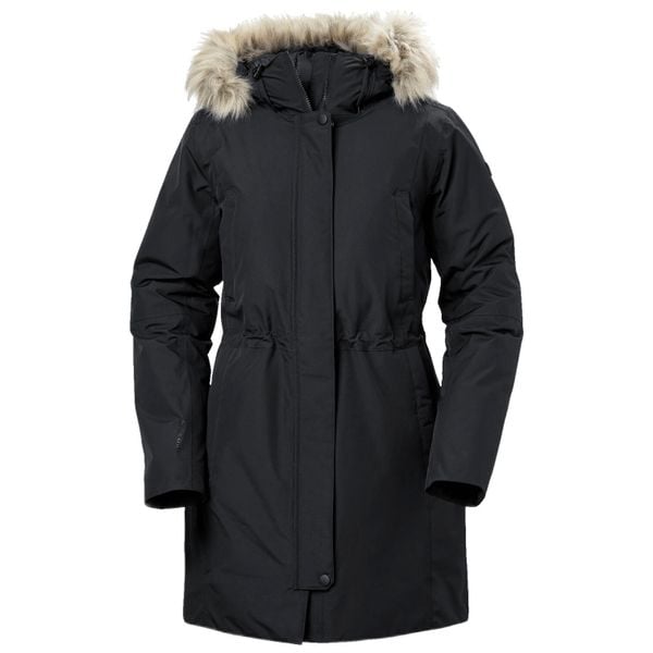 Parka damska Helly Hansen Senja. Czarne parki Helly Hansen, na zimę, eleganckie, bez kaptura. W wyprzedaży za 1,259.15 zł.