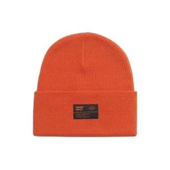 Czapka dzianinowa Surplus damska Superdry. Brązowe czapki Superdry, bez wzorów, z dzianiny. Za 126.65 zł.