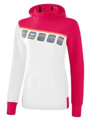Erima Bluza "5-C" w kolorze biało-różowym rozmiar: 36. Białe bluzy Erima, bez wzorów, z kapturem. Za 105.38 zł.