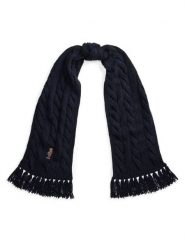 Polo Ralph Lauren Szalik 455P18119001 Granatowy. Niebieskie rękawiczki Polo Ralph Lauren, bez wzorów, z wełny. Za 599.99 zł.