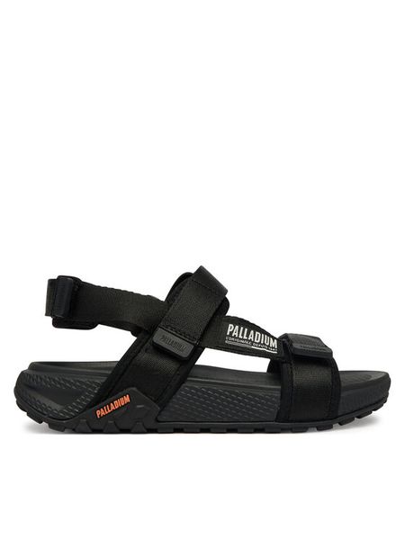 Palladium Sandały Offsandal Strap 94682-008-M Czarny. Czarne sandały Palladium, bez wzorów, z materiału, bez obcasa, na płaskiej podeszwie, bez zapięcia. Za 297.99 zł.