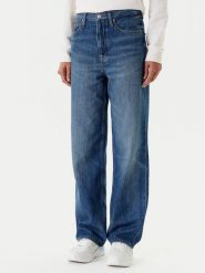Tommy Jeans Jeansy Layla DW0DW20512 Granatowy Straight Fit. Niebieskie jeansy Tommy Jeans, bez wzorów. Za 559.99 zł.