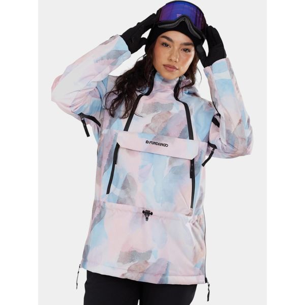 Anorak Damski Fundango Hooper ECO. Białe kurtki sportowe FUNDANGO, na zimę, bez wzorów, z materiału, bez kaptura, narciarskie. W wyprzedaży za 599.00 zł.