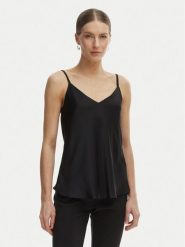 Rinascimento Top CFC0127685003 Czarny Regular Fit. Czarne topy Rinascimento, m, bez wzorów, z syntetyku, bez kołnierzyka, bez ramiączek. Za 229.99 zł.