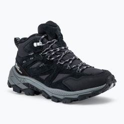 Buty trekkingowe damskie Jack Wolfskin Vojo Tour Texapore Mid. Czarne trekkingi Jack Wolfskin, z gumy, przed kolano, trekkingowe. Za 469.99 zł.