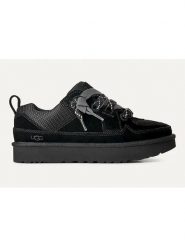 UGG Sneakersy "Lowmel" w kolorze czarnym rozmiar: 38. Czarne trampki UGG, bez wzorów, ze skóry, bez zapięcia. Za 544.95 zł.