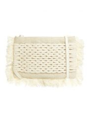 BLE Torebka w kolorze kremowym - 12 x 8 cm rozmiar: onesize. Brązowe torby na ramię BLE, bez wzorów, z materiału, na ramię, bez dodatków. Za 58.14 zł.