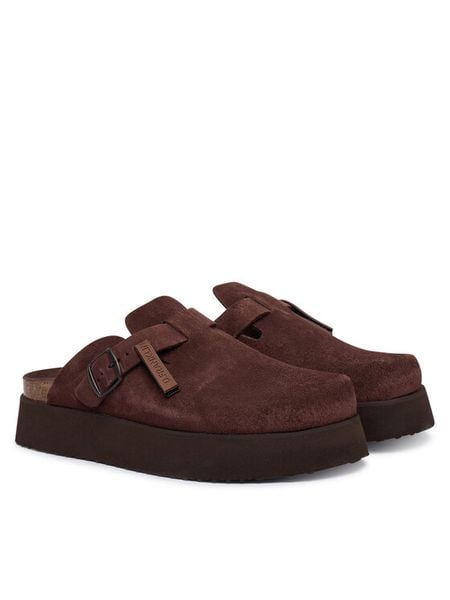 D.Franklin Klapki DFSH414005 Brązowy. Brązowe klapki D.Franklin, bez wzorów, ze skóry, bez obcasa. Za 569.99 zł.