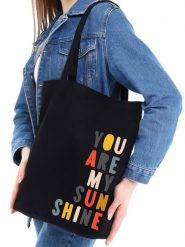 BAGmori Torebka w kolorze czarnym - 35 x 40 x 8 cm rozmiar: onesize. Czarne torby na ramię BAGmori, bez wzorów, z bawełny, na ramię, bez dodatków. Za 30.99 zł.