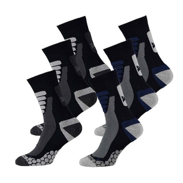 Skarpety turystyczne Xtreme 6-pack Multi Niebieski. Niebieskie skarpety XTREME SOCKSWEAR, bez wzorów. W wyprzedaży za 199.60 zł.