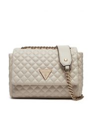 Guess Torebka HWEQG9 54121 Écru. Torebki klasyczne Guess, z aplikacjami, ze skóry, bez dodatków. Za 329.99 zł.
