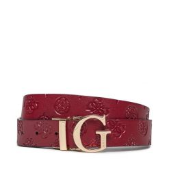 Pasek Damski Guess. Czerwone paski Guess, z aplikacjami. Za 189.99 zł.