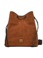 PINKO Torebka Secchiello Classic PE 25 PLTT 104305 A2CC Brązowy. Brązowe torebki klasyczne Pinko, bez wzorów, ze skóry, bez dodatków. Za 1,119.00 zł.