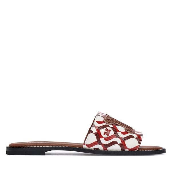 Klapki Max Mara. Brązowe klapki Max Mara, bez wzorów, bez obcasa. Za 974.99 zł.