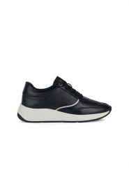 Geox Sneakersy "Cristael" w kolorze czarnym rozmiar: 37. Czarne trampki Geox, bez wzorów, bez zapięcia. Za 145.26 zł.