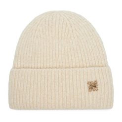 Czapka Nine West. Brązowe czapki Nine West, bez wzorów. Za 59.99 zł.