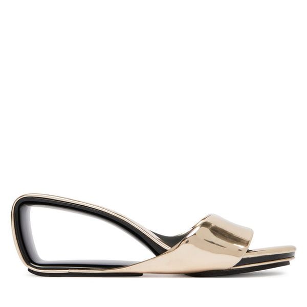 Klapki United Nude. Żółte klapki United Nude, bez wzorów, bez obcasa. Za 1,259.00 zł.