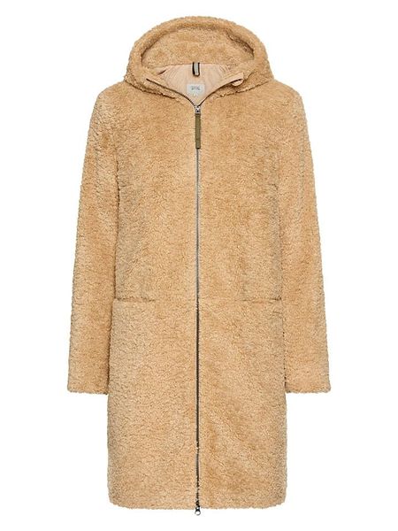 Camel Active Płaszcz pluszowy w kolorze beżowym rozmiar: 42. Brązowe płaszcze Camel Active, bez wzorów, bez kaptura. Za 395.62 zł.