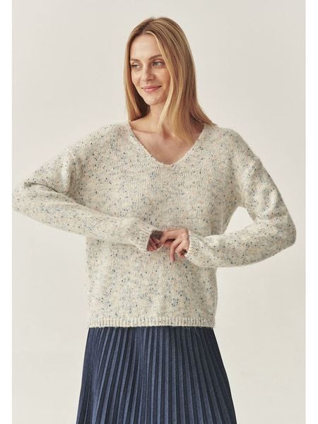 TATUUM Sweter w kolorze kremowym rozmiar: L. Brązowe swetry Tatuum, l, bez wzorów, z wełny, bez ramiączek. Za 169.95 zł.
