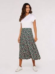 Apricot Spódnica w kolorze zielonym rozmiar: S. Zielone spódnice Apricot, na co dzień, s, bez wzorów, z wiskozy, maxi, proste. Za 78.99 zł.