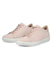 Ecco Skórzane sneakersy "Classic" w kolorze jasnoróżowym rozmiar: 36. Różowe trampki ecco, bez wzorów, bez zapięcia. Za 205.93 zł.