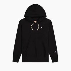 Damska bluza Champion Hooded Sweatshirt 113350-KK001. Czarne bluzy Champion, xs, bez wzorów, z bawełny, z kapturem. Za 282.95 zł.