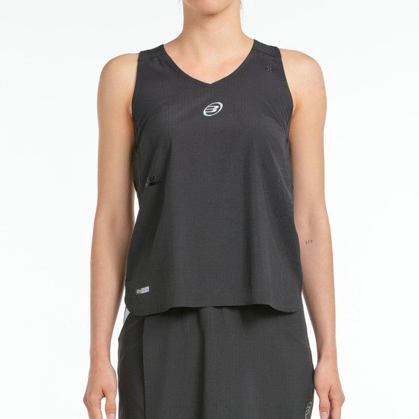 Bullpadel Women's Tank Top. Czarne topy bullpadel, s, bez wzorów, bez kołnierzyka, bez ramiączek. W wyprzedaży za 179.50 zł.