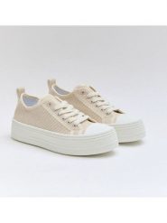 Bellucci Sneakersy w kolorze beżowym rozmiar: 38. Brązowe trampki Bellucci, bez wzorów, bez zapięcia. Za 100.99 zł.