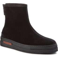 Botki GANT - Maria 17543822 Black G00. Czarne botki GANT, bez wzorów, ze skóry, bez obcasa, bez zapięcia. W wyprzedaży za 329.00 zł.
