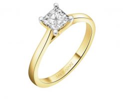 Pierścionek z żółtego złota z diamentem laboratoryjnym - 1,01 ct - próba 750. Żółte pierścionki Apart, z diamentem, złote. Za 10,990.00 zł.